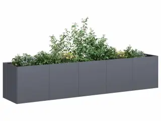 Plantekasse antracit 200x40x40 cm koldvalset stål