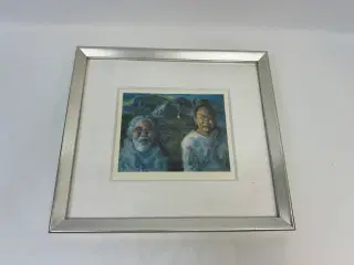 Grønlandsmotiv, tryk (Hans Lynge)