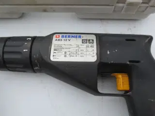 1 stk Berner Batteri Boremaskine 