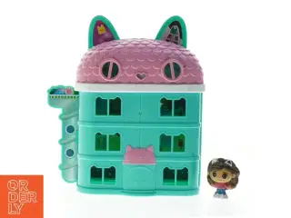 Gabbys Dollhouse med dukke og kattehus (str. 22x20,5 cm)