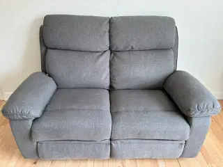 2 personers sofa med recliner funktion