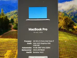 MacBook Pro 16" (2019)