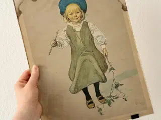 Carl Larsson (1853-1919), hjemmelavet skifteramme