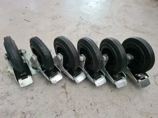 Drejehjul med bremse