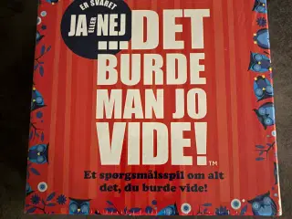 Spil: Er svaret ja eller nej-Det burde man jo vide