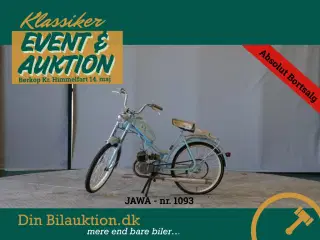 JAWA – ABSOLUT BORTSALG på auktion 14. maj