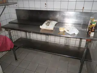 Rustfri stålbord