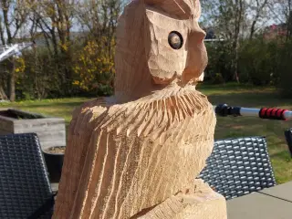 Træskulptur - Ugle