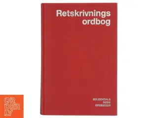 Gyldendals Retskrivningsordbog fra Gyldendal