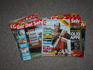 Gør det selv magasin 17 stk.  Samlet pris: kr. 150