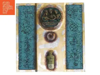 Vægdekoration af Mogens Leander fra Rikki Tikki (str. 22,5x22,5 cm)