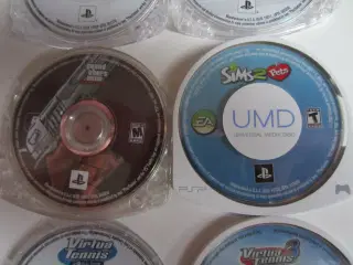 Sony PSP spil og film på UMD
