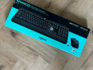 Logitech Advance MK540 - Trådløs tastatur og mus