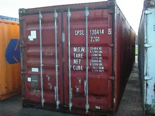   Skibscontainer 20f