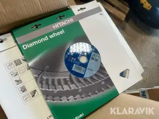Diamant skæreskiver Hitachi Diamond Wheel 10 styk