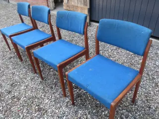 4 stk Bramin stole i Teaktræ