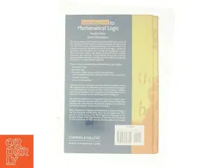 Introduction to Mathematical Logic af Elliott Mendelson (Bog)