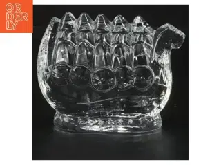 Kosta Boda Glas Vikingeskib (str. 10,5x8,5 cm)