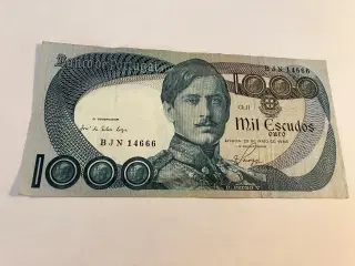 1000 Escudos Portugal 1968
