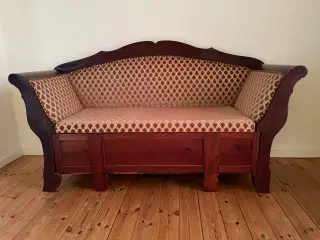 Antik sofa flot polstret 17århundrede 