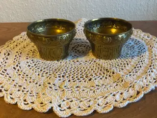 Skåle/urtepotter i metal