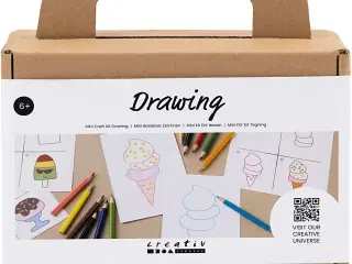 Mini DIY Tegnesæt til Børn - Kreative Søde Sager