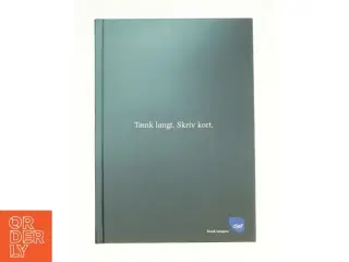 Notesbog.  fra Bog