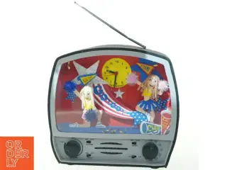 Clockradio med cheerleader tema (str. 24x23 cm)