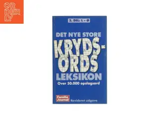 Det nye store krydsords leksikon fra Bog