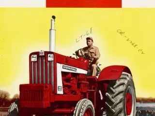 Maskine Brochure traktor entreprenørmaskiner 