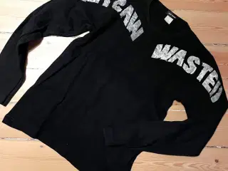 WASTED - Langærmet t-shirt med print