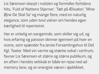  LIS SØRENSEN, Sct. Pauls Kirke lørdag d.16 Novem