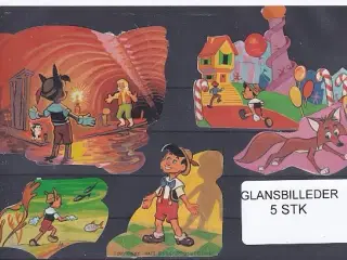 Glansbilleder - Disney - 5 Stk