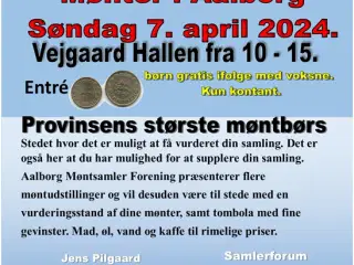 Mønter i Ålborg 2024 - Provinsens største møntbørs
