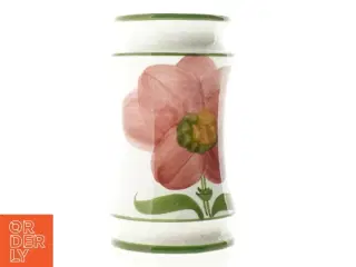 Blomsterdesignet porcelænsvase (str. 20 x 11 cm)