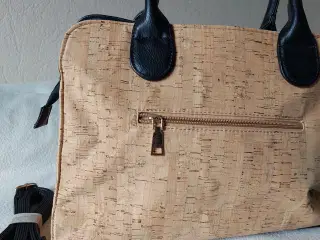 Ny KorkTaske m Sort skulderrem til
