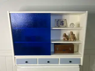 Københavnerskab med blå glas