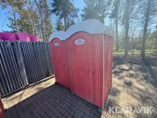 Toiletkabiner 2 styk