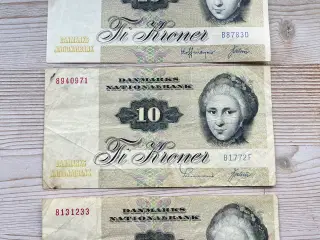 10 kroners sedler