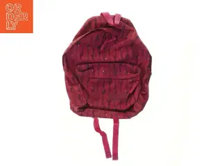 Eastpak rygsæk, rød/pink med ske mønster (str. 48x38 cm)