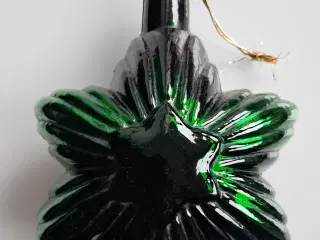 Grøn glas stjerne til ophæng