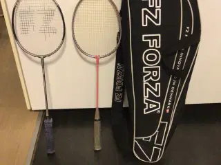 1 FORZA & 1 LASALL badmintonketcher inkl. taske