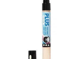 Plus Color Tusch, L: 14,5 cm, streg 1-2 mm, lys pudder, 5,5 ml, 1 stk.