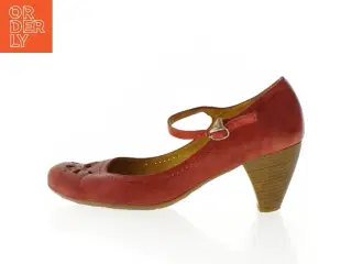 UBRUGTE Røde Wonders Læder Mary Jane Pumps Højhælede sko (str. 40)