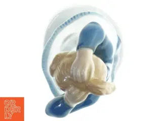 Porcelænsfigur af pige fra B&G (str. 19x6 cm)