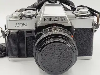 ⭐️· SPEJLREFLEKS: Minolta Dynax 300si m. Objektiv