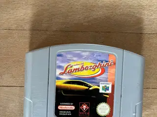 Nintendo 64 Spil Lamborghini 