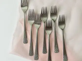 18-8 rustfrit stål, gafler, 7 stk samlet