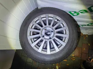 Sommerdæk på alufælge