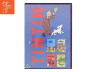 Tintin i Amerika (1992) + Figaros cigarer (1991) + Den blå lotus (1991) + Det knuste øre (1992) [DVD] (DVD)